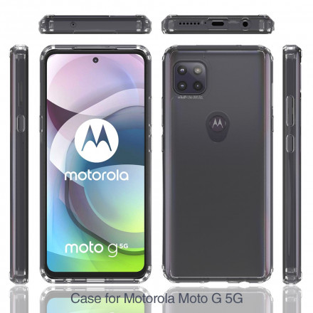 Coque Moto G 5G Transparente Coins Renforcés Coque Moto G 5G Transparente Coins Renforcés
