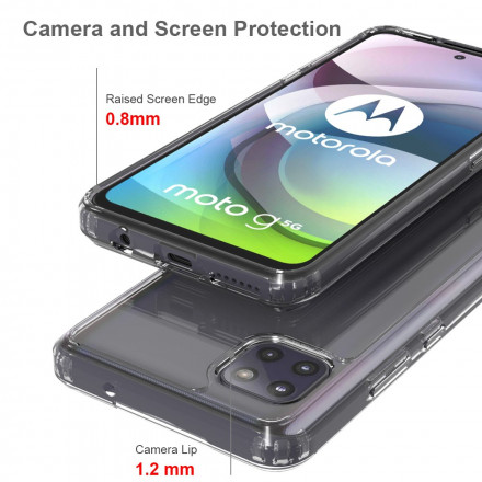 Coque Moto G 5G Transparente Coins Renforcés