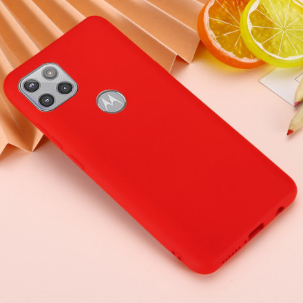 Coque Moto G9 Plus Conception Silicone Liquide avec Lanière Coque Moto G9 Plus Conception Silicone Liquide avec Lanière