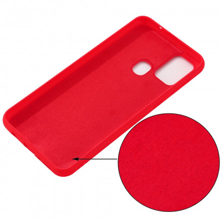 Coque Moto G9 Plus Conception Silicone Liquide avec Lanière Coque Moto G9 Plus Conception Silicone Liquide avec Lanière