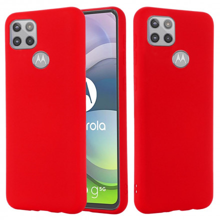 Coque Moto G9 Plus Conception Silicone Liquide avec Lanière Coque Moto G9 Plus Conception Silicone Liquide avec Lanière