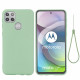 Coque Moto G9 Plus Conception Silicone Liquide avec Lanière Coque Moto G9 Plus Conception Silicone Liquide avec Lanière