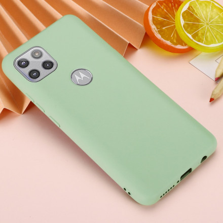 Coque Moto G9 Plus Conception Silicone Liquide avec Lanière Coque Moto G9 Plus Conception Silicone Liquide avec Lanière