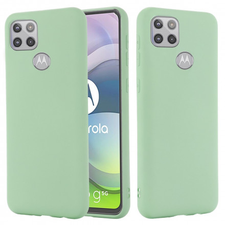 Coque Moto G9 Plus Conception Silicone Liquide avec Lanière Coque Moto G9 Plus Conception Silicone Liquide avec Lanière