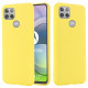 Coque Moto G9 Plus Conception Silicone Liquide avec Lanière