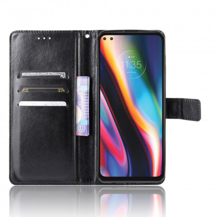 Housse Moto G 5G Plus Simili Cuir Flashy Housse Moto G 5G Plus Simili Cuir Flashy
