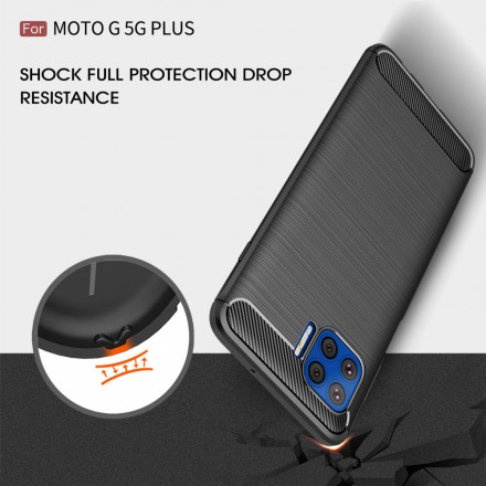 Coque Moto G 5G Plus Fibre Carbone Brossée Coque Moto G 5G Plus Fibre Carbone Brossée