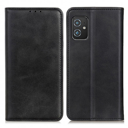Flip Cover Azus Zenfone 8 Cuir Fendu Classique Flip Cover Azus Zenfone 8 Cuir Fendu Classique
