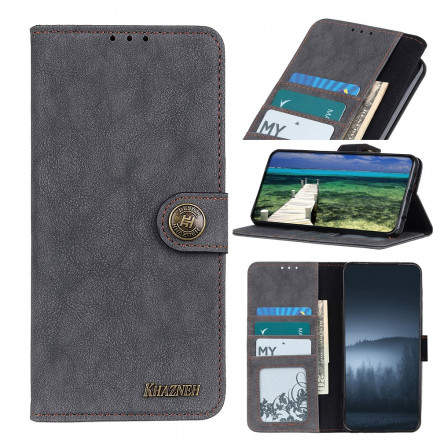Housse Azus Zenfone 8 Simili Cuir Fendu Rétro KHAZNEH Housse Azus Zenfone 8 Simili Cuir Fendu Rétro KHAZNEH