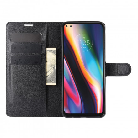 Housse Moto G 5G Plus Effet Litchi Classique Housse Moto G 5G Plus Effet Litchi Classique