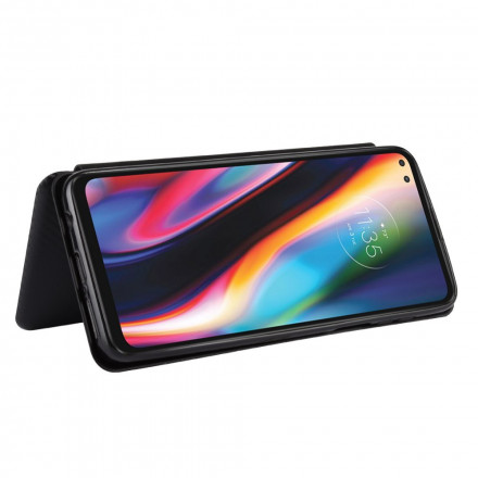 Flip Cover Moto G 5G Plus Silicone Carbone Flip Cover Moto G 5G Plus Silicone Carbone