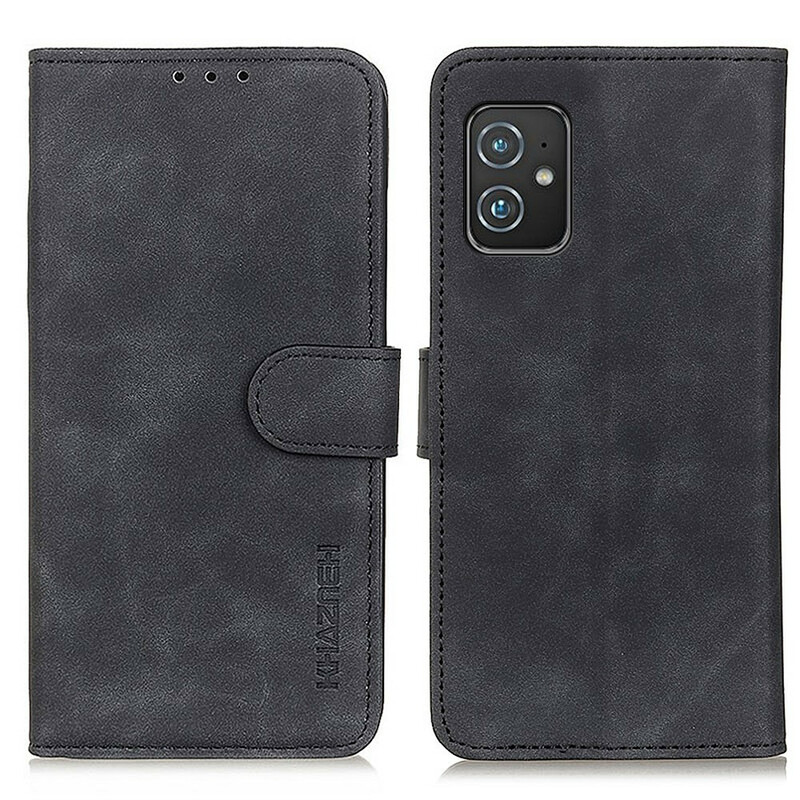 Housse Azus Zenfone 8 Matte Effet Cuir Vintage KHAZNEH Housse Azus Zenfone 8 Matte Effet Cuir Vintage KHAZNEH