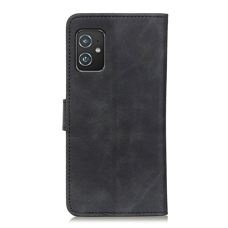 Housse Azus Zenfone 8 Matte Effet Cuir Vintage KHAZNEH Housse Azus Zenfone 8 Matte Effet Cuir Vintage KHAZNEH