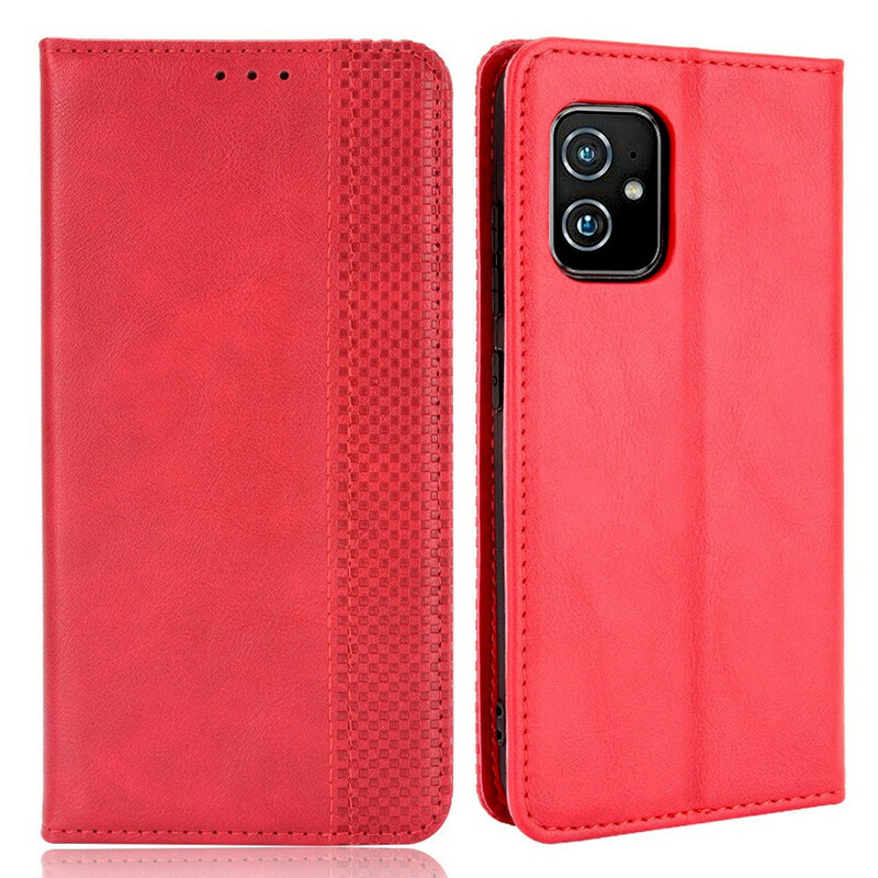 Flip Cover Azus Zenfone 8 Effet Cuir Vintage Stylisé Flip Cover Azus Zenfone 8 Effet Cuir Vintage Stylisé