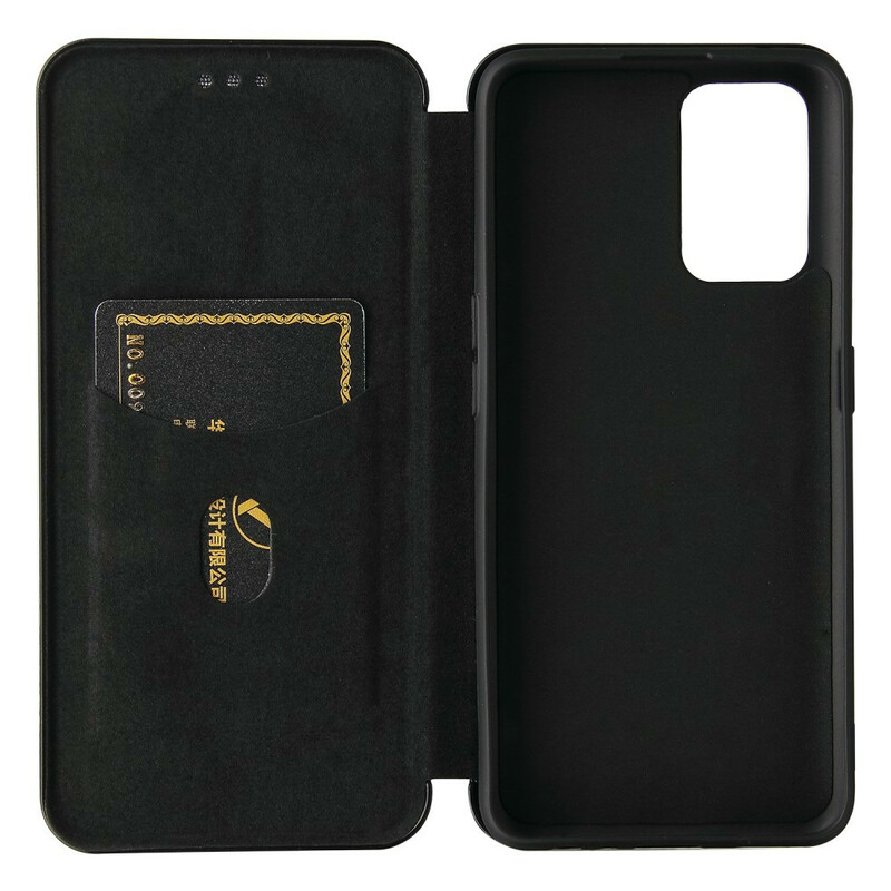 Flip Cover Realme GT 5G Silicone Carbone Flip Cover Realme GT 5G Silicone Carbone