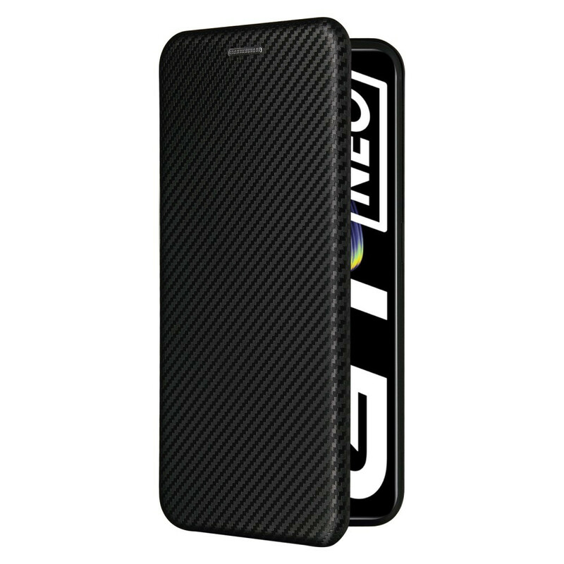 Flip Cover Realme GT 5G Silicone Carbone Flip Cover Realme GT 5G Silicone Carbone