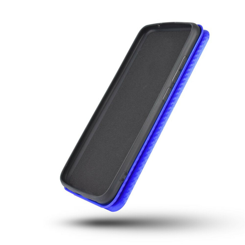 Flip Cover Realme GT 5G Silicone Carbone Flip Cover Realme GT 5G Silicone Carbone