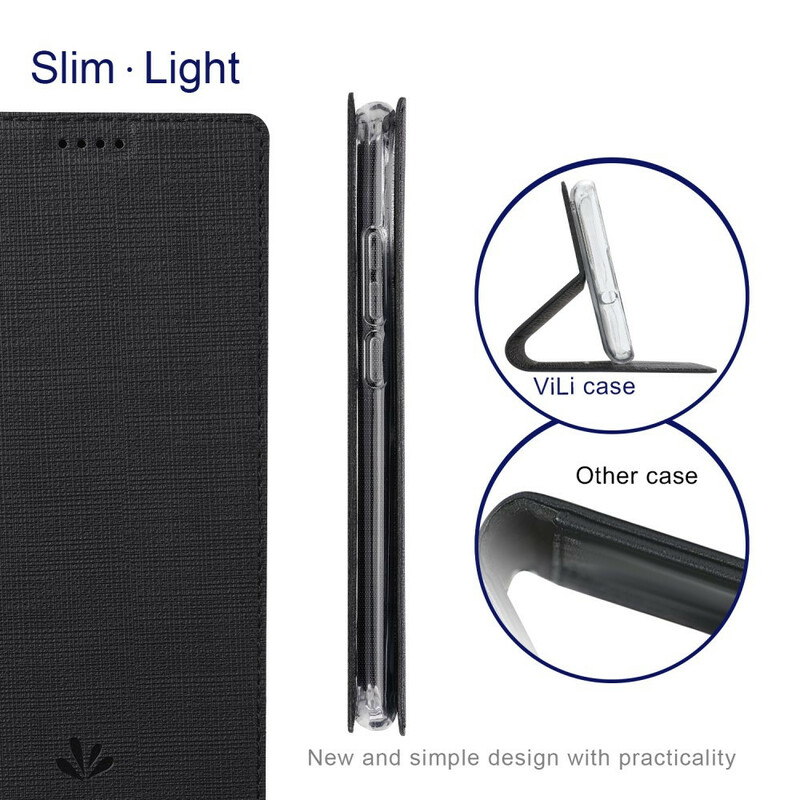 Flip Cover Azus Zenfone 8 Texturée VILI DMX Flip Cover Azus Zenfone 8 Texturée VILI DMX