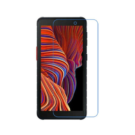 Pour Samsung Galaxy A15 4G Téléphone Texture en Fibre de Carbone Texture en  Verre Trempé en Verre - Rouge