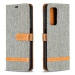 Housse Xiaomi Mi 10T / 10T Pro Tissu et Effet Cuir à Lanière Housse Xiaomi Mi 10T / 10T Pro Tissu et Effet Cuir à Lanière