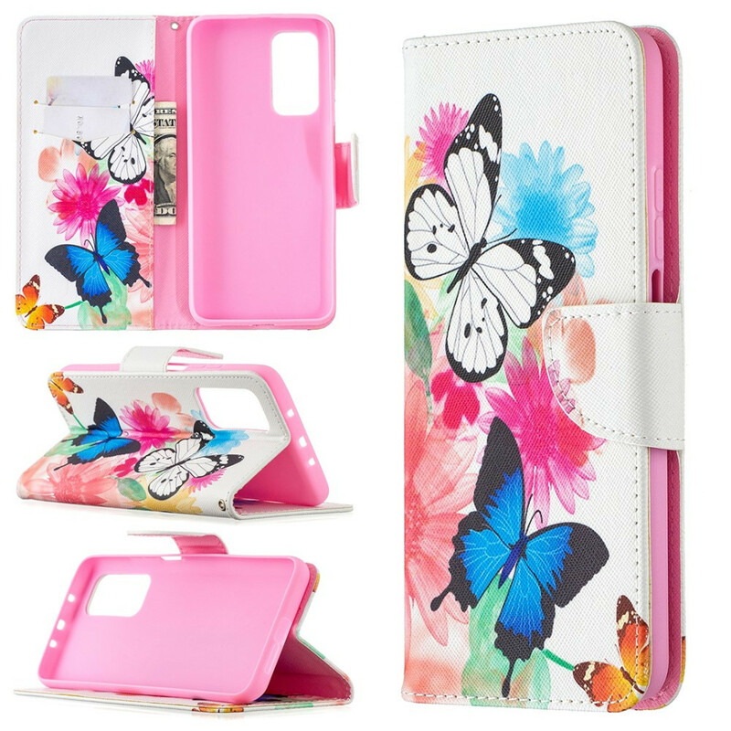 Housse Xiaomi Mi 10T / 10T Pro Papillons Peints Housse Xiaomi Mi 10T / 10T Pro Papillons Peints