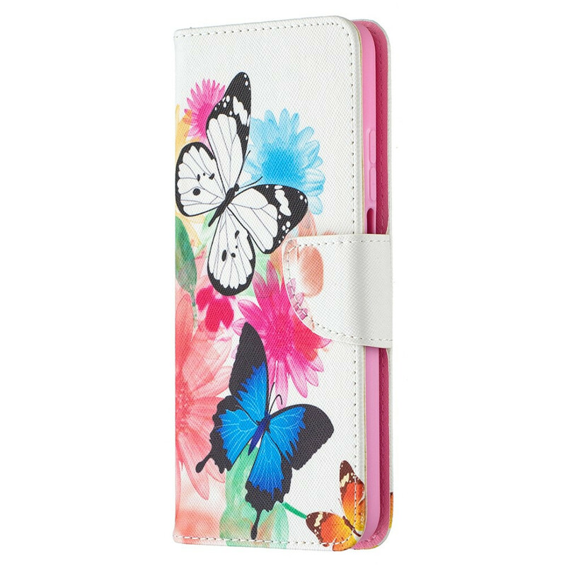 Housse Xiaomi Mi 10T / 10T Pro Papillons Peints Housse Xiaomi Mi 10T / 10T Pro Papillons Peints