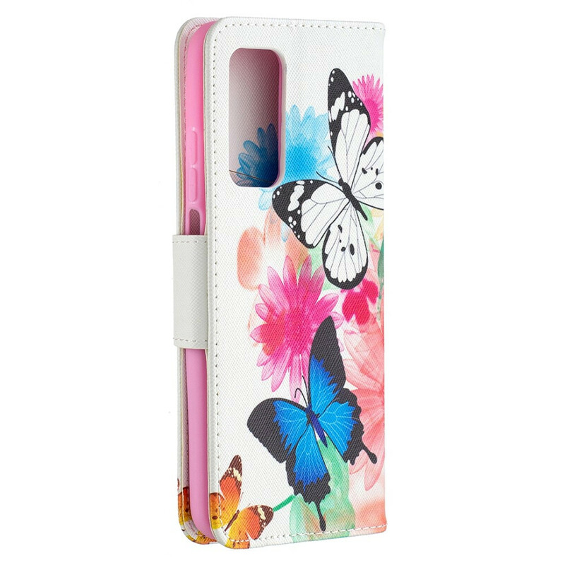 Housse Xiaomi Mi 10T / 10T Pro Papillons Peints Housse Xiaomi Mi 10T / 10T Pro Papillons Peints