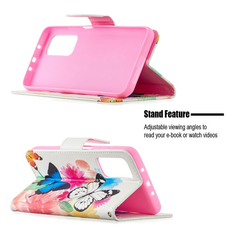 Housse Xiaomi Mi 10T / 10T Pro Papillons Peints Housse Xiaomi Mi 10T / 10T Pro Papillons Peints