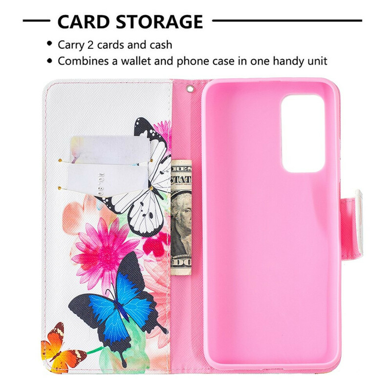 Housse Xiaomi Mi 10T / 10T Pro Papillons Peints Housse Xiaomi Mi 10T / 10T Pro Papillons Peints