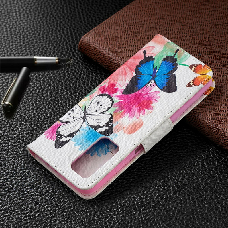 Housse Xiaomi Mi 10T / 10T Pro Papillons Peints Housse Xiaomi Mi 10T / 10T Pro Papillons Peints