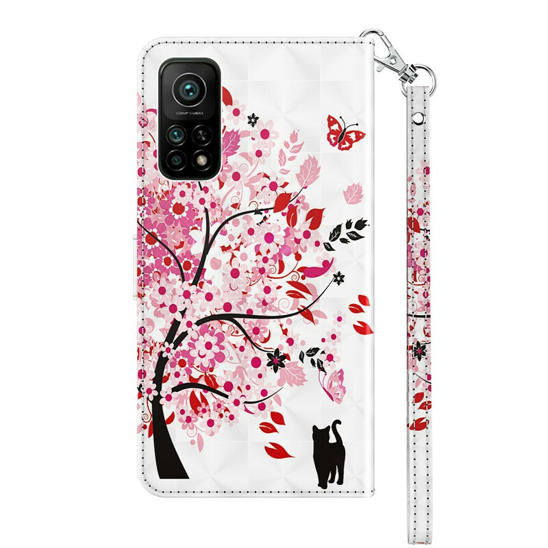 Housse Xiaomi Mi 10T / 10T Pro Arbre Rose Housse Xiaomi Mi 10T / 10T Pro Arbre Rose