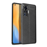 Coque Vivo X51 5G Effet Cuir Litchi Double Line