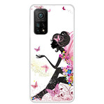 Coque Xiaomi Mi 10T / 10T Pro Butterfly Lady Coque Xiaomi Mi 10T / 10T Pro Butterfly Lady