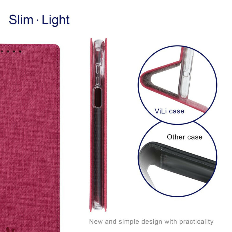 Flip Cover Vivo Y20s / Y11s Texturée VILI DMX Flip Cover Vivo Y20s / Y11s Texturée VILI DMX