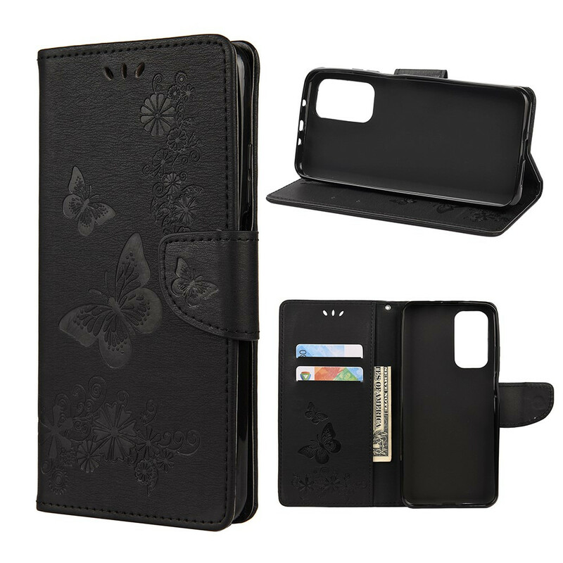 Housse Xiaomi Mi 10T / 10T Pro Que des Papillons avec Lanière Housse Xiaomi Mi 10T / 10T Pro Que des Papillons avec Lanière