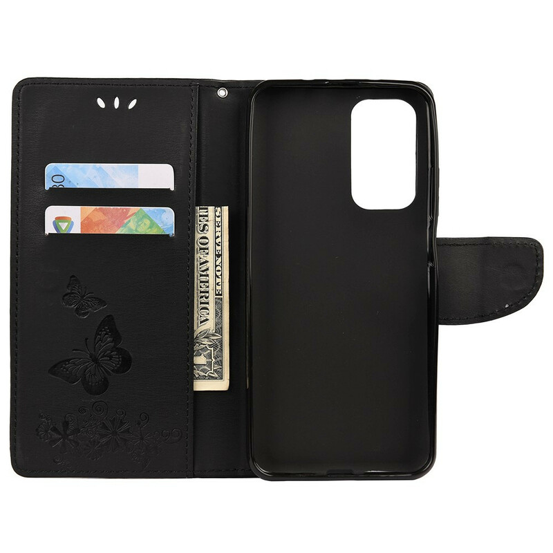 Housse Xiaomi Mi 10T / 10T Pro Que des Papillons avec Lanière Housse Xiaomi Mi 10T / 10T Pro Que des Papillons avec Lanière