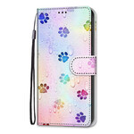 Housse Xiaomi Mi 10T / 10T Pro Traces de Pas Sous la Pluie Housse Xiaomi Mi 10T / 10T Pro Traces de Pas Sous la Pluie