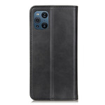 Flip Cover Oppo Find X3 / X3 Pro Cuir Fendu Flip Cover Oppo Find X3 / X3 Pro Cuir Fendu
