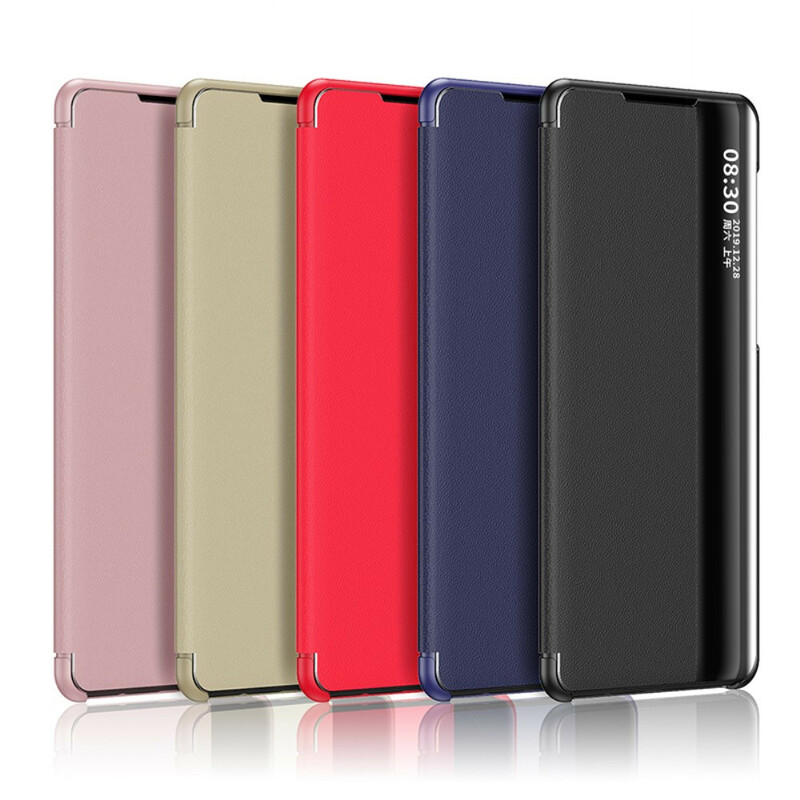 View Cover Oppo Find X3 / X3 Pro Simili Cuir Texturé View Cover Oppo Find X3 / X3 Pro Simili Cuir Texturé