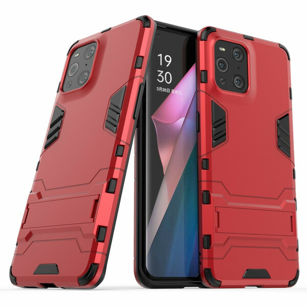 Coque Oppo Find X3 / X3 Pro Résistante Languette