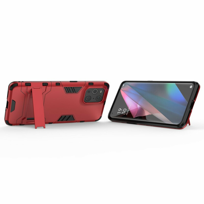 Coque Oppo Find X3 / X3 Pro Résistante Languette