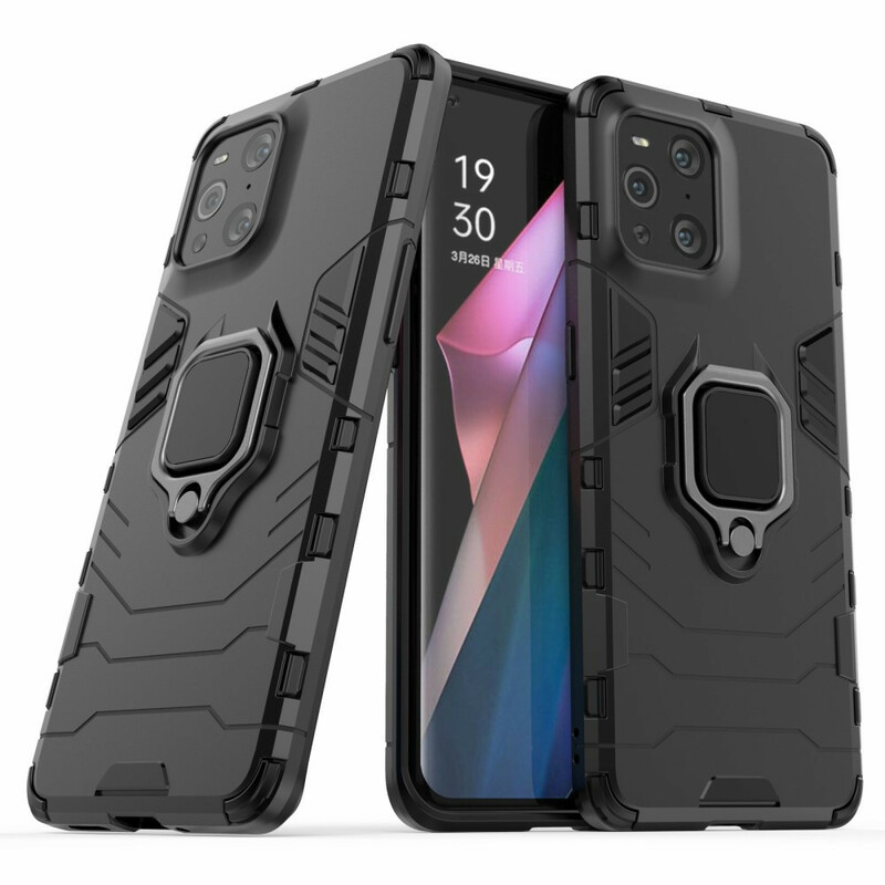 Coque Oppo Find X3 / X3 Pro Ring Résistante Coque Oppo Find X3 / X3 Pro Ring Résistante