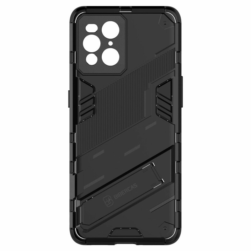 Coque Oppo Find X3 / X3 Pro Support Amovible Deux Positions Mains Libres