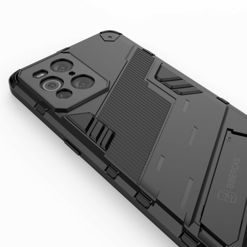 Coque Oppo Find X3 / X3 Pro Support Amovible Deux Positions Mains Libres