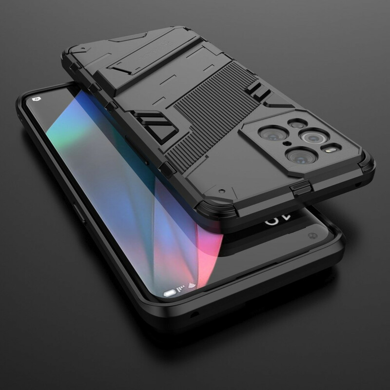 Coque Oppo Find X3 / X3 Pro Support Amovible Deux Positions Mains Libres