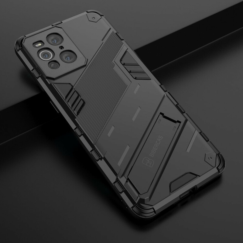 Coque Oppo Find X3 / X3 Pro Support Amovible Deux Positions Mains Libres