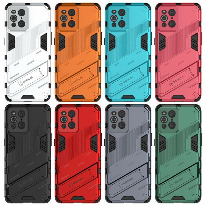 Coque Oppo Find X3 / X3 Pro Support Amovible Deux Positions Mains Libres