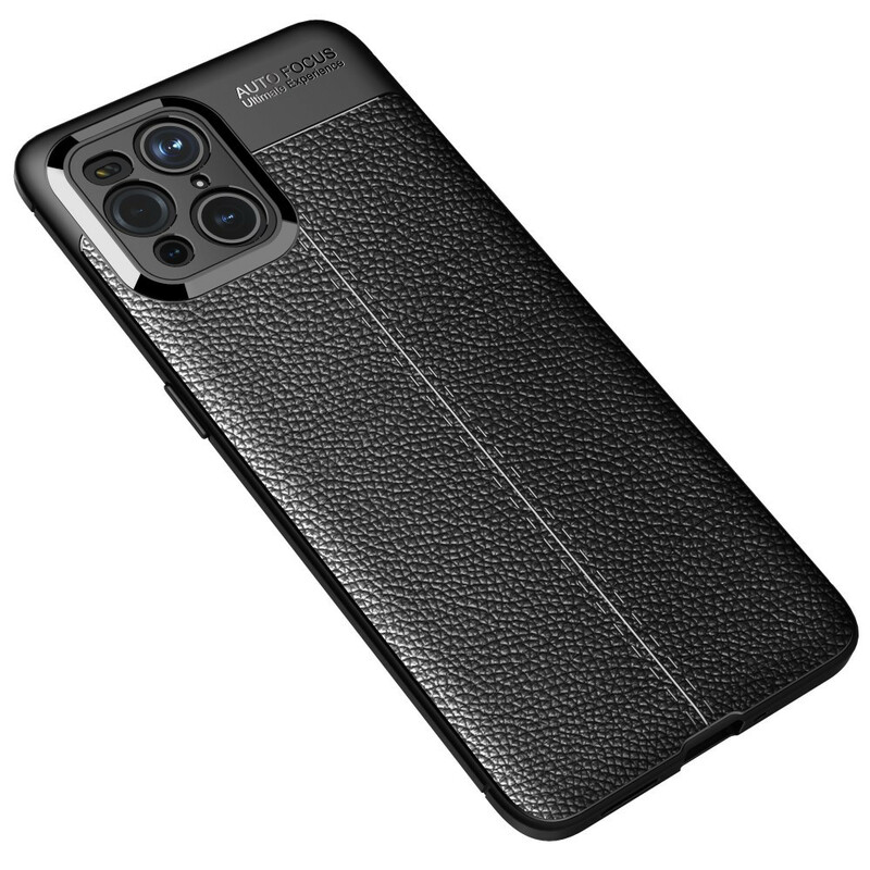 Coque Oppo Find X3 / X3 Pro Effet Cuir Litchi Double Line Coque Oppo Find X3 / X3 Pro Effet Cuir Litchi Double Line