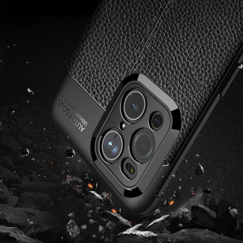 Coque Oppo Find X3 / X3 Pro Effet Cuir Litchi Double Line Coque Oppo Find X3 / X3 Pro Effet Cuir Litchi Double Line