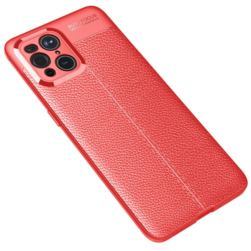 Coque Oppo Find X3 / X3 Pro Effet Cuir Litchi Double Line Coque Oppo Find X3 / X3 Pro Effet Cuir Litchi Double Line